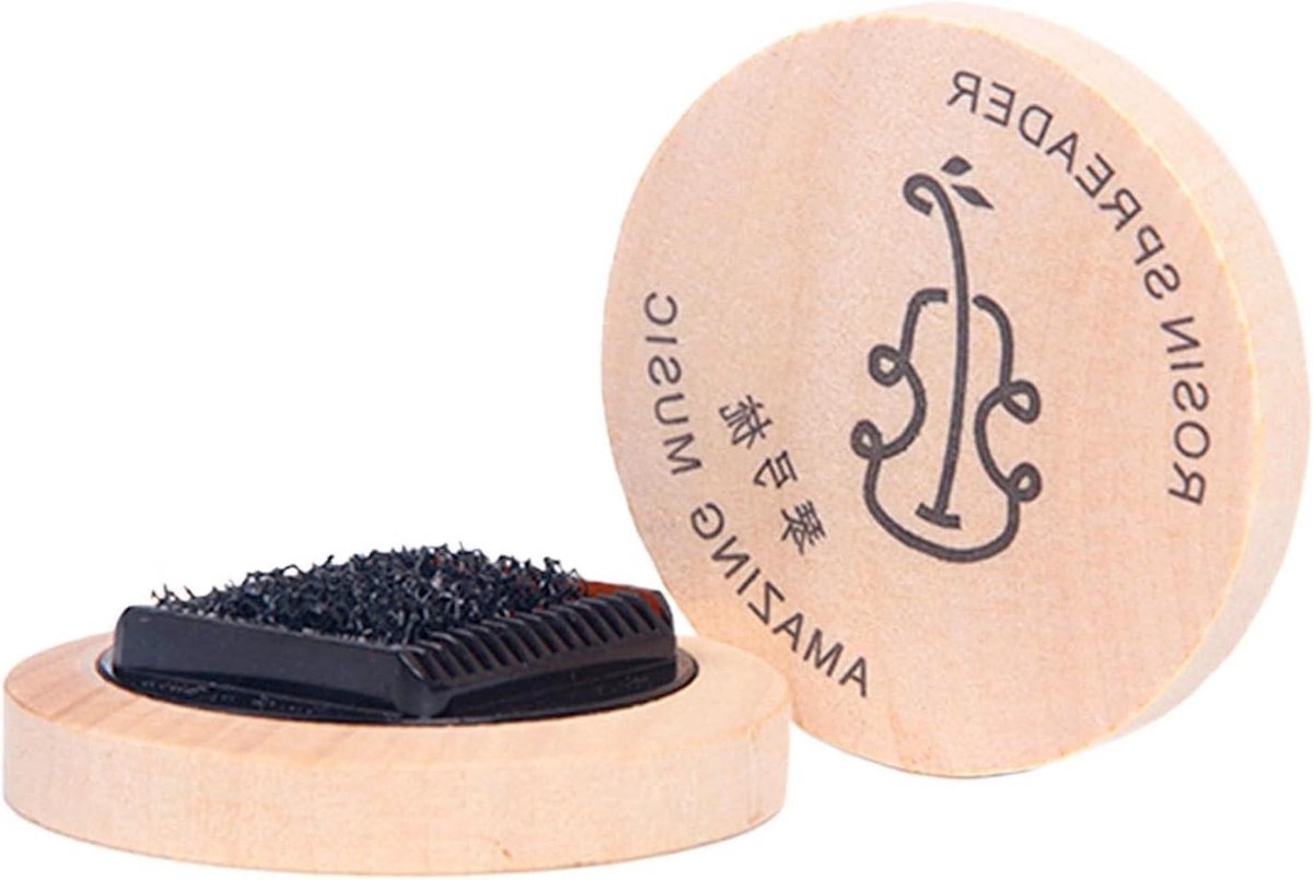 Viool Boog Kam - Hars Verwijderaar - Instrument Onderhoud - Optimale Grip Restauratie - 5.9 cm - Natuurlijk Hout