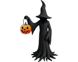 Heks Beeldje - Gothic Figuur - Halloween Decoratie - Gedetailleerd Vakmanschap - 20 cm Hoog - Meerkleurig