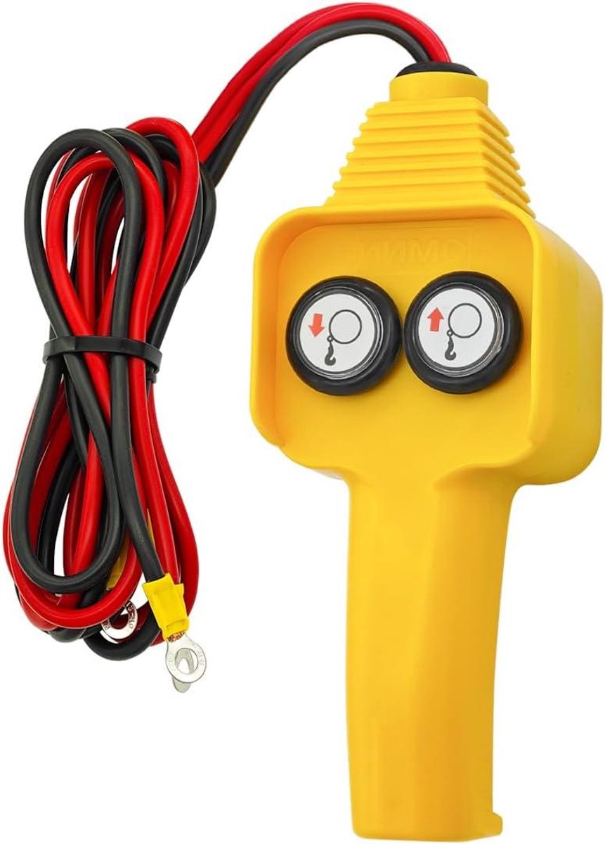 Lier Controller - Bedrade Afstandsbediening - Elektrisch Lieren - Universele Compatibiliteit - 12V/24V - Geel