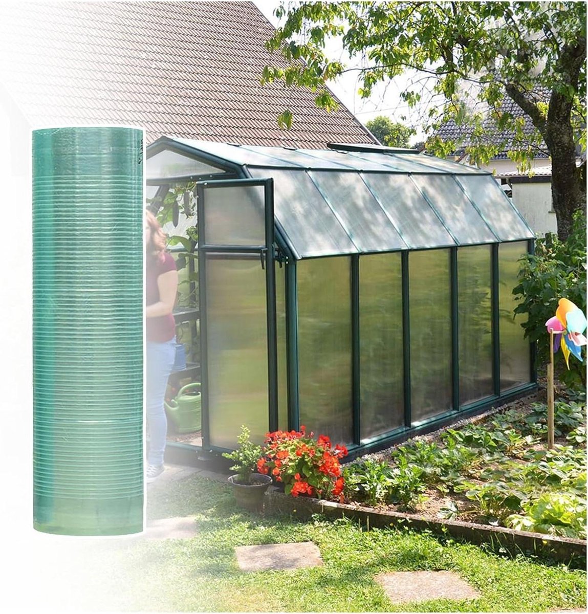 Dakbedekking Panelen - Transparante Platen - Kassen Bouwen - Hoge Lichttransmissie - 3.3x2
