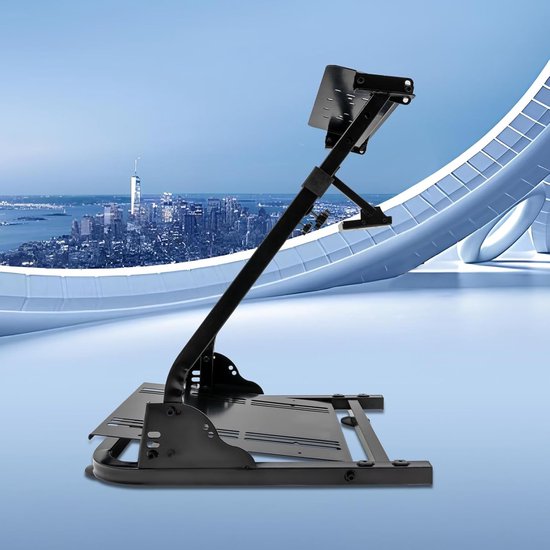 Stuurwielbeugel - Racehouder - Sim Racing - Verstelbaar Ontwerp - 57 x 49 cm Basis - Zwart — afbeelding 4