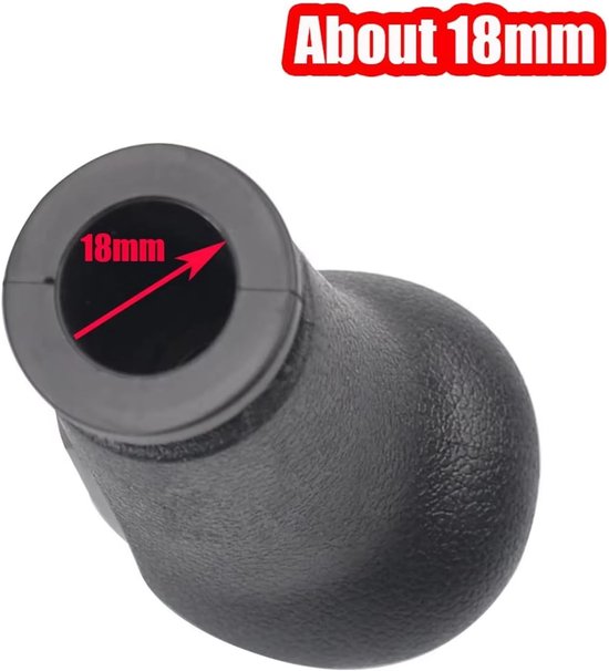Versnellingspook Knop - Schakelhendel Handbal - Auto Interieur Upgrade - Ergonomische Grip - 5 Snelheden - Chroom — afbeelding 5