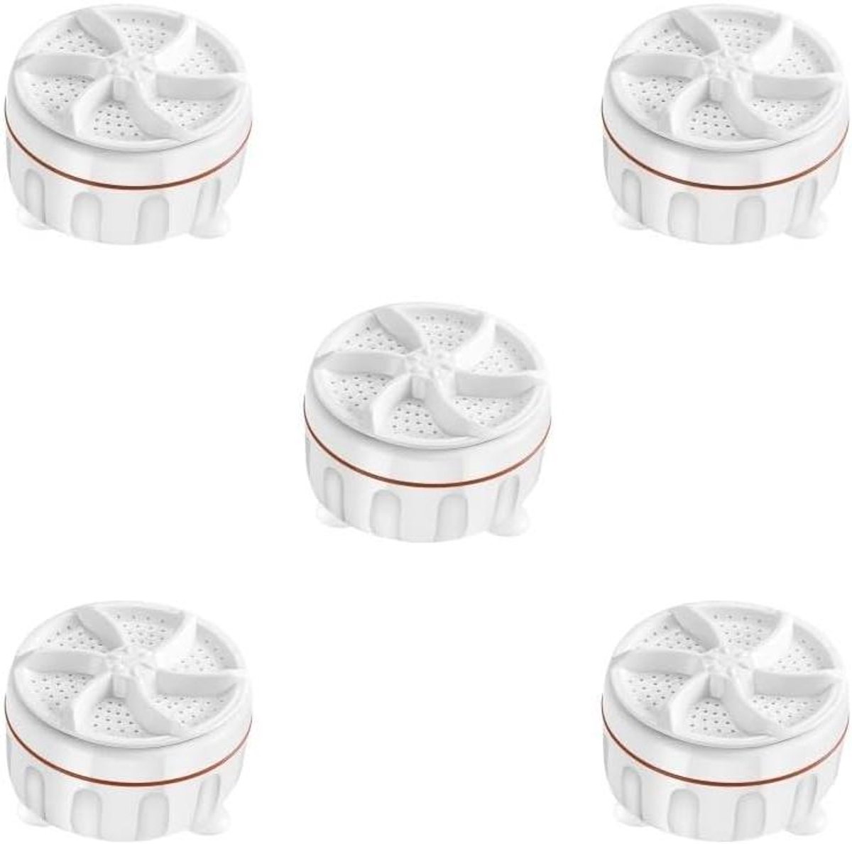 Mini Wasmachine Set Draagbare Wasmachine Kleine Wasjes Twee Richtingen Draaien 5x9x8 cm Meerdere Kleuren