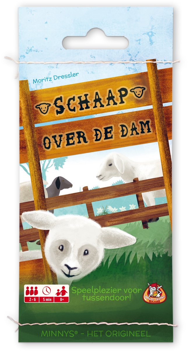 White Goblin Games Schaap over de Dam - Tactisch dobbelspel voor schapen
