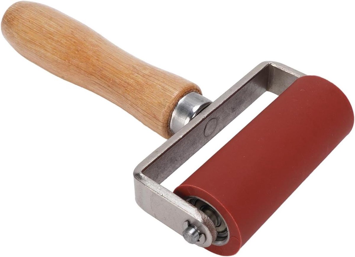 Aandrukrol PVC - Lassen Rol - Zeil Lassen - Dubbel Gelagerd - 3 cm - Grijs
