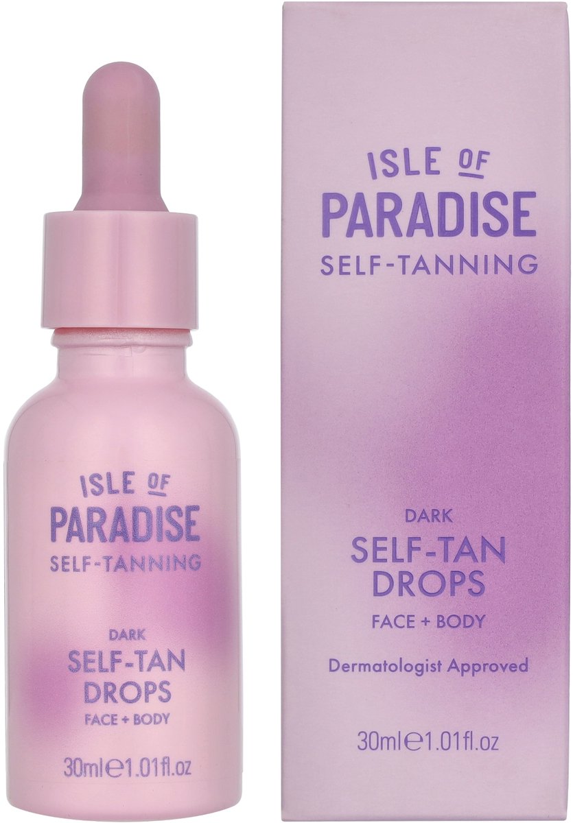 Isle of Paradise Self-Tan Drops Face + Body 30 ml - Dark