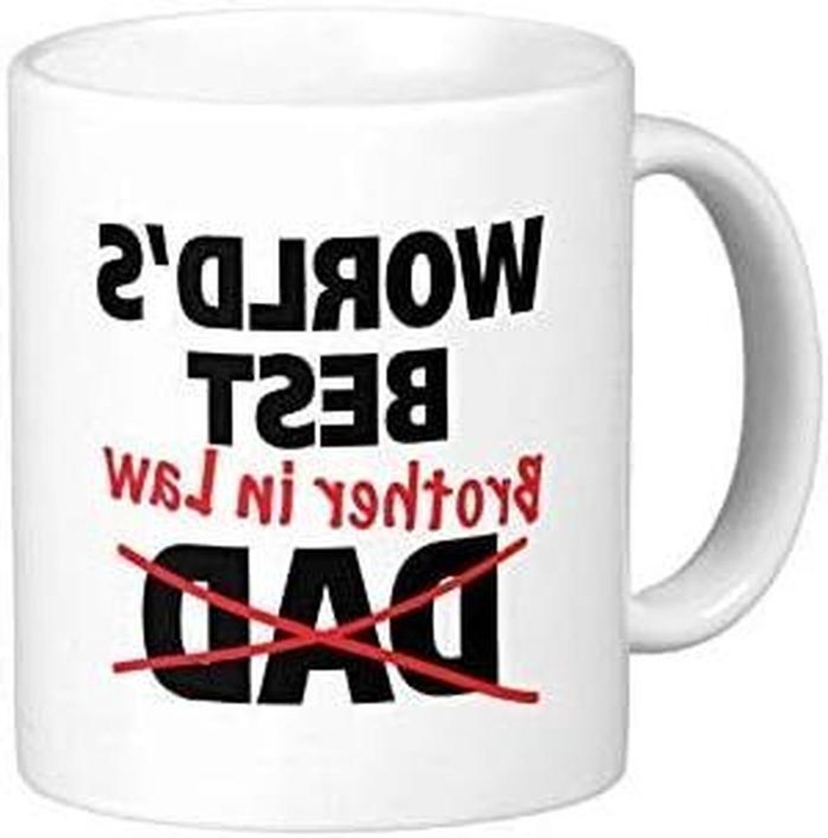 Koffiemok - Mok Beker - Ochtenddrankje - Bedrukt aan beide zijden - 300 ml - Rood