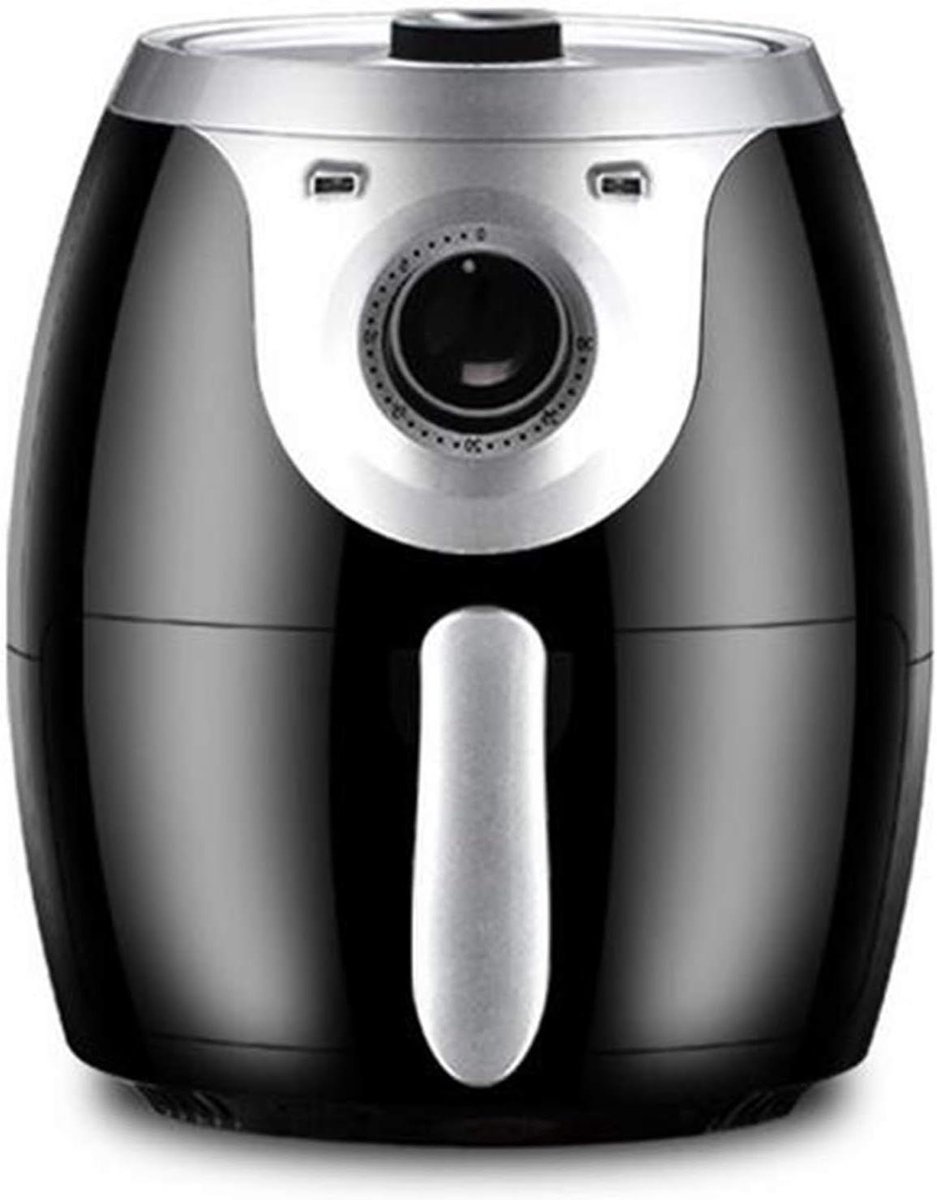 Compacte Mini Oven - Gezonde Frituurpan - Snelle Maaltijden - Veelzijdige Kookopties - 4 Liter Inhoud - Zwart