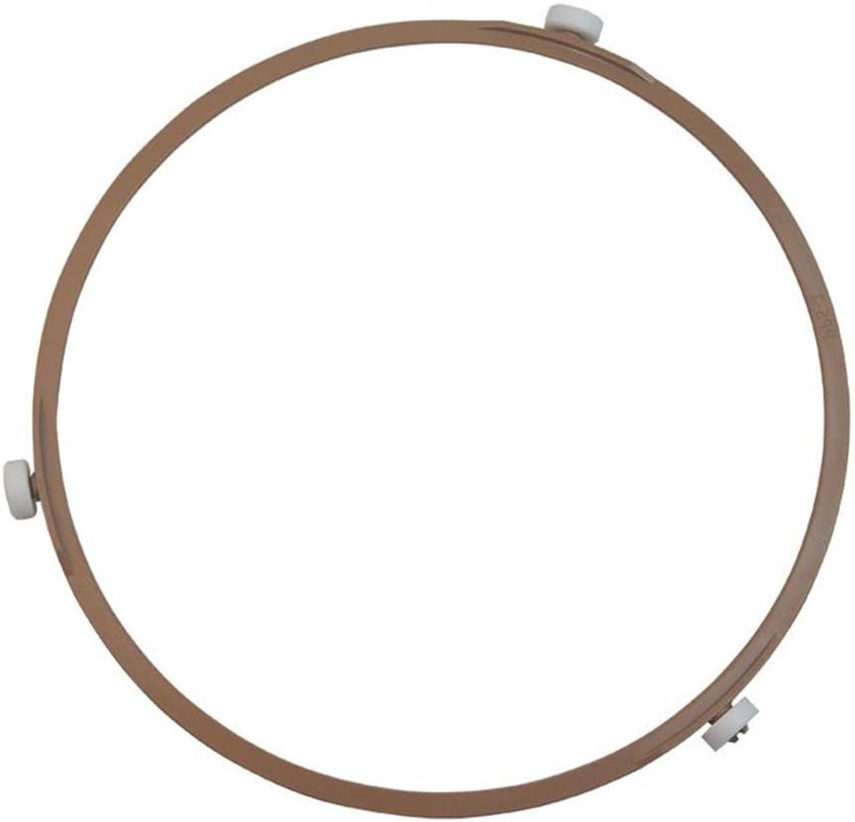 Vervangende magnetrondraaitafelring rolsteun met diameter van 8 74 inch met 3 wielen voor soepele bediening past op de meeste magnetrons met glazen platen van meer dan 11 8 inch lichtbruin (1 5 cm)