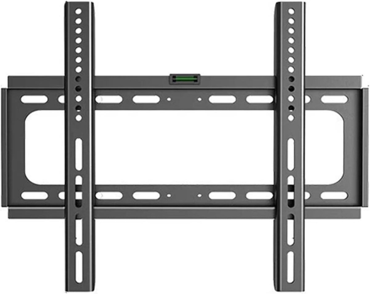 TV Muurbeugel - Universele Beugel - Ruimte Besparen - Vaste Wandmontage - Tot 65 Inch - Zwart