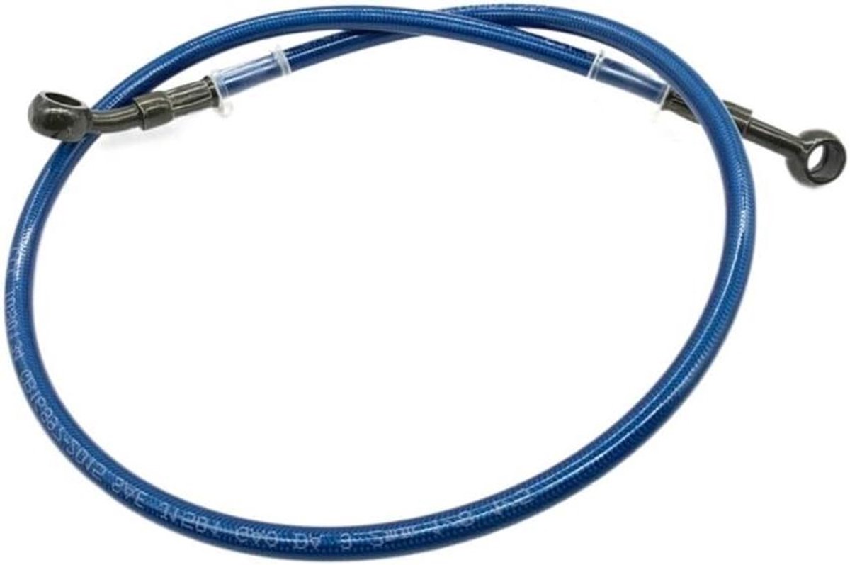 Motor Remslang - Remleiding Hydraulisch - Betere Remreactie - Gevlochten Staal - 50CM - Blauw