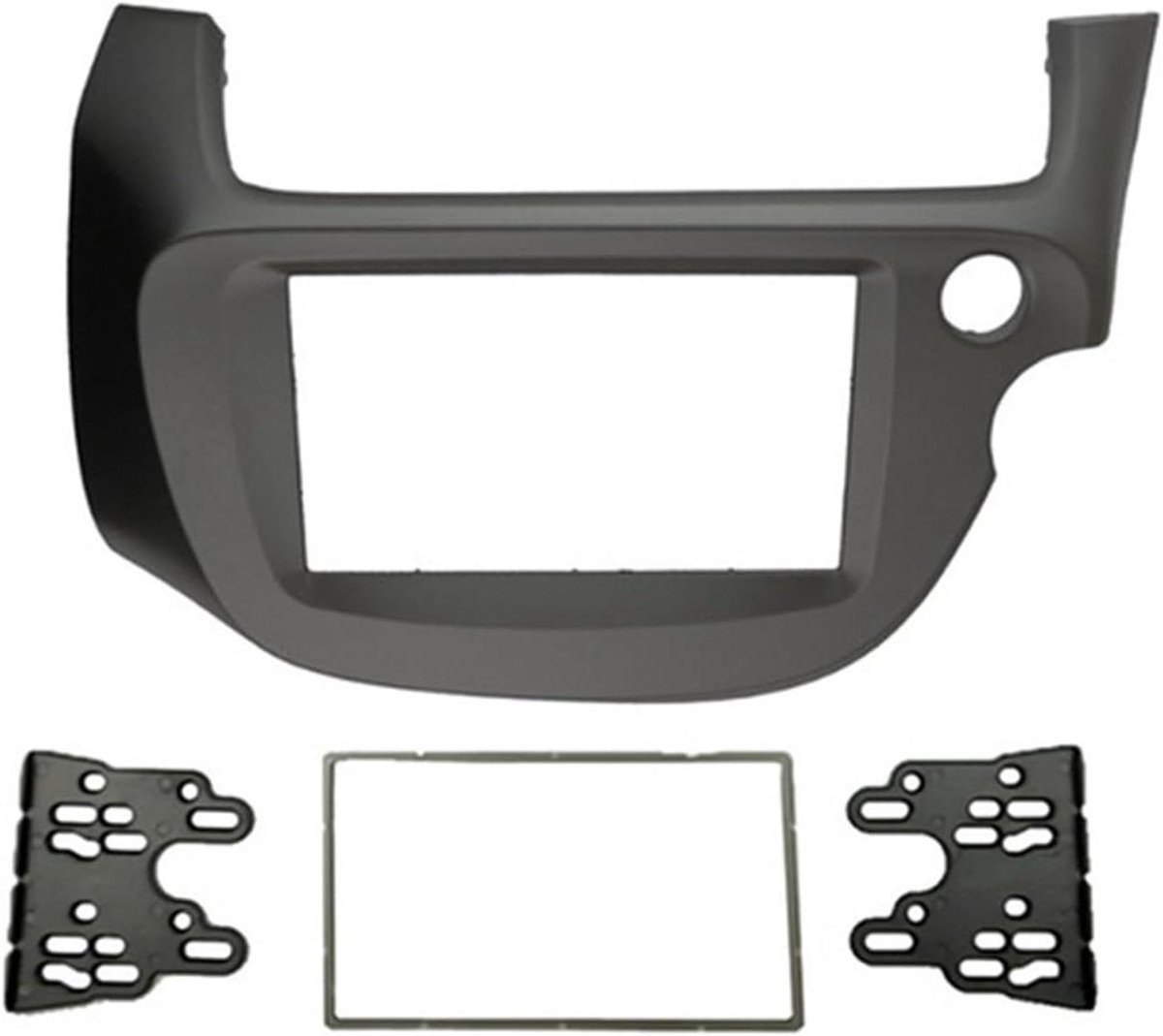 Radio Paneel Frame - Dashboard Kit - Auto Interieur - Naadloze Integratie - Dubbel DIN - Grijs