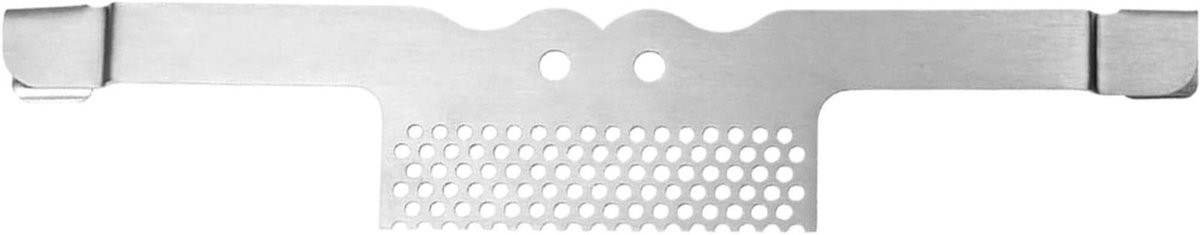 Bakplaat Gereedschapshouder - Grill Vetopvang - Buiten Koken - 2-in-1 Ontwerp - 30x5.8 cm - Zilver