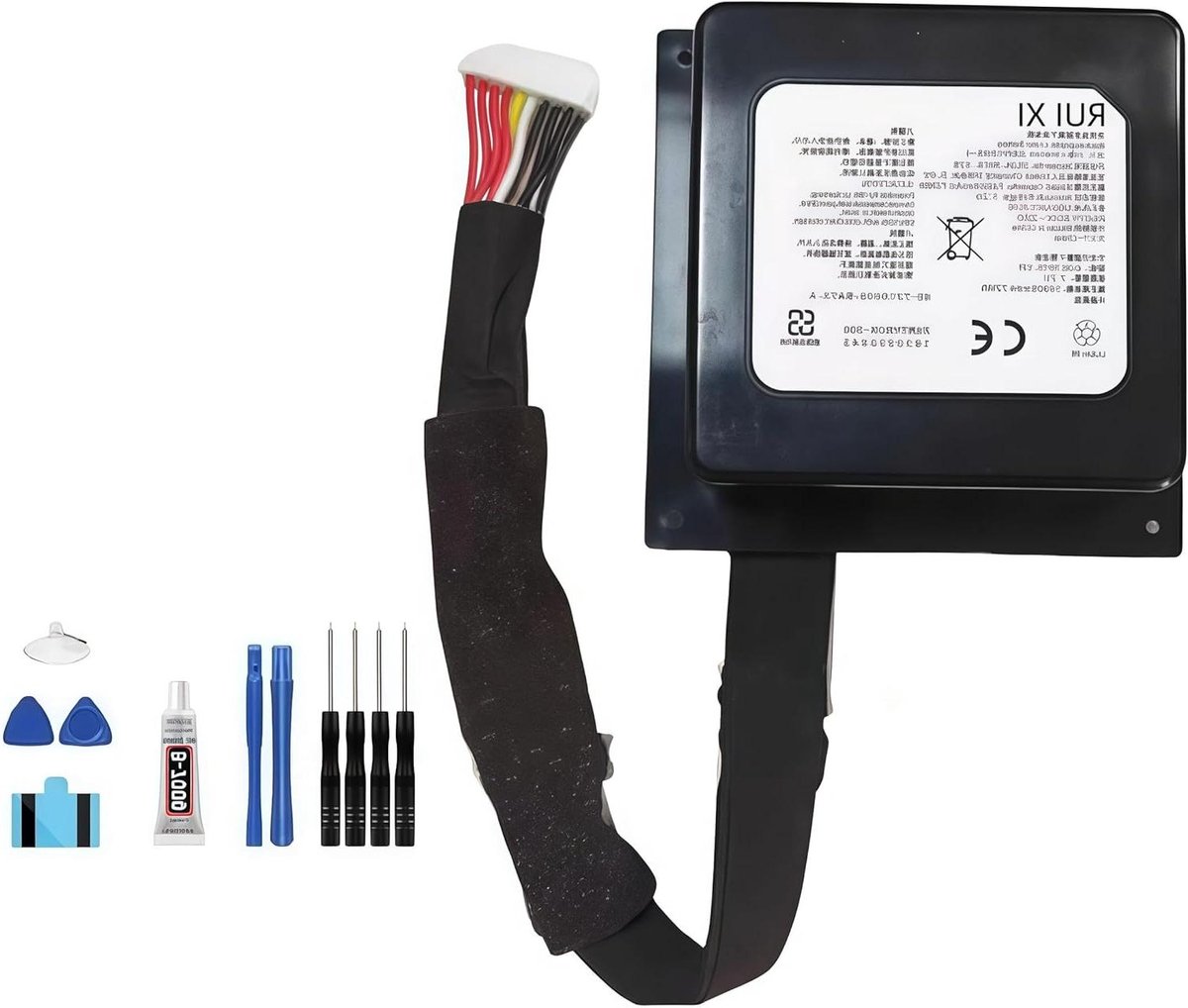 Oplaadbare Batterij - Luidspreker Batterij - Muziek Afspelen - Hoge Capaciteit - 10000mAh - Zwart
