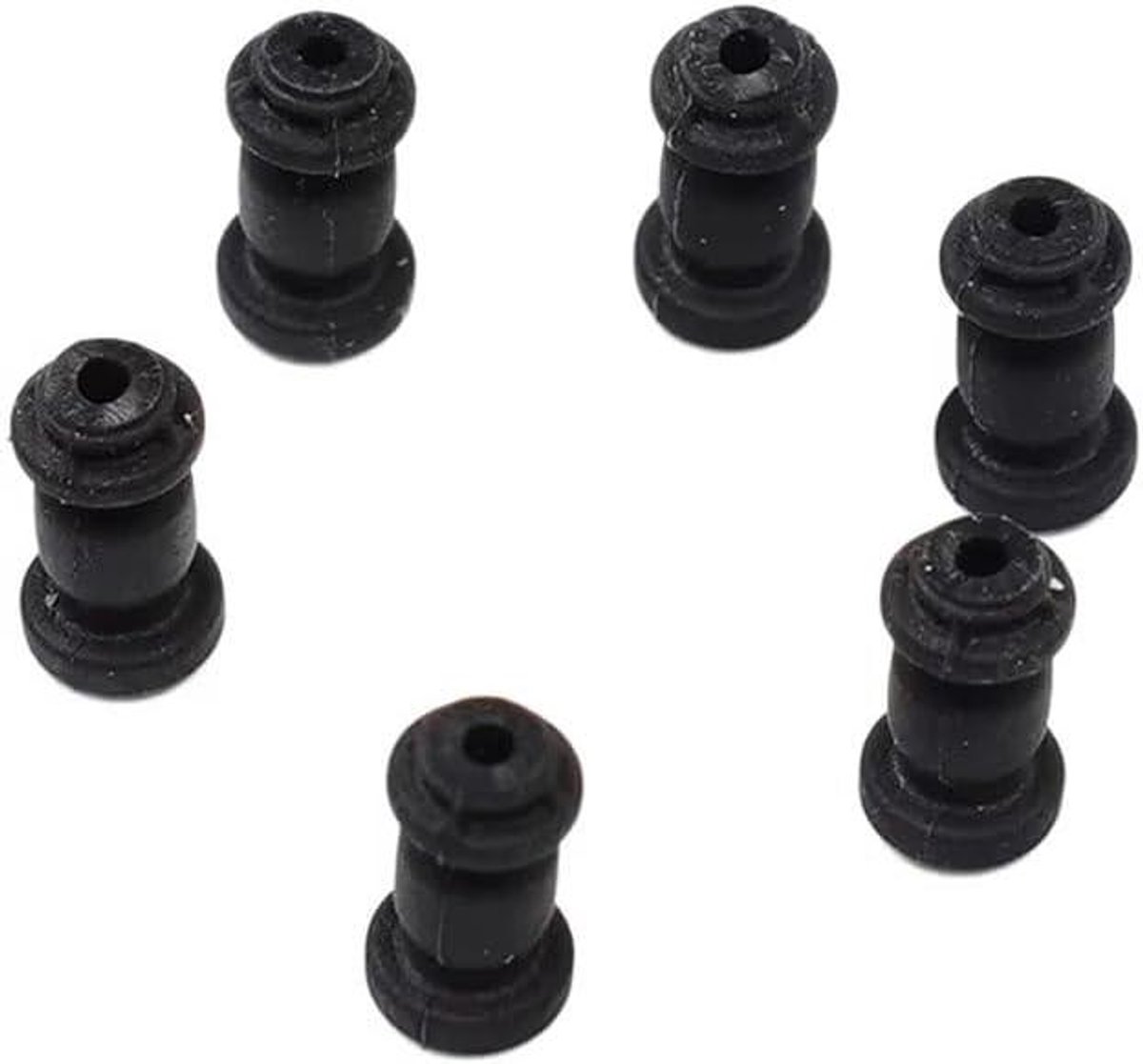 Drone Demper Ballen - Schokdempers - Stabilisatie - Duurzaam Rubber - 12 Stuks - Zwart