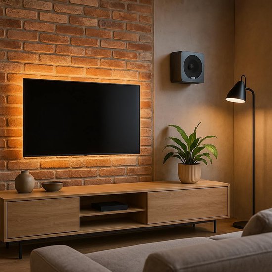 Surround Luidsprekers - Home Cinema - Films Kijken - Quadripolair Ontwerp - Paar - Zwart — afbeelding 5