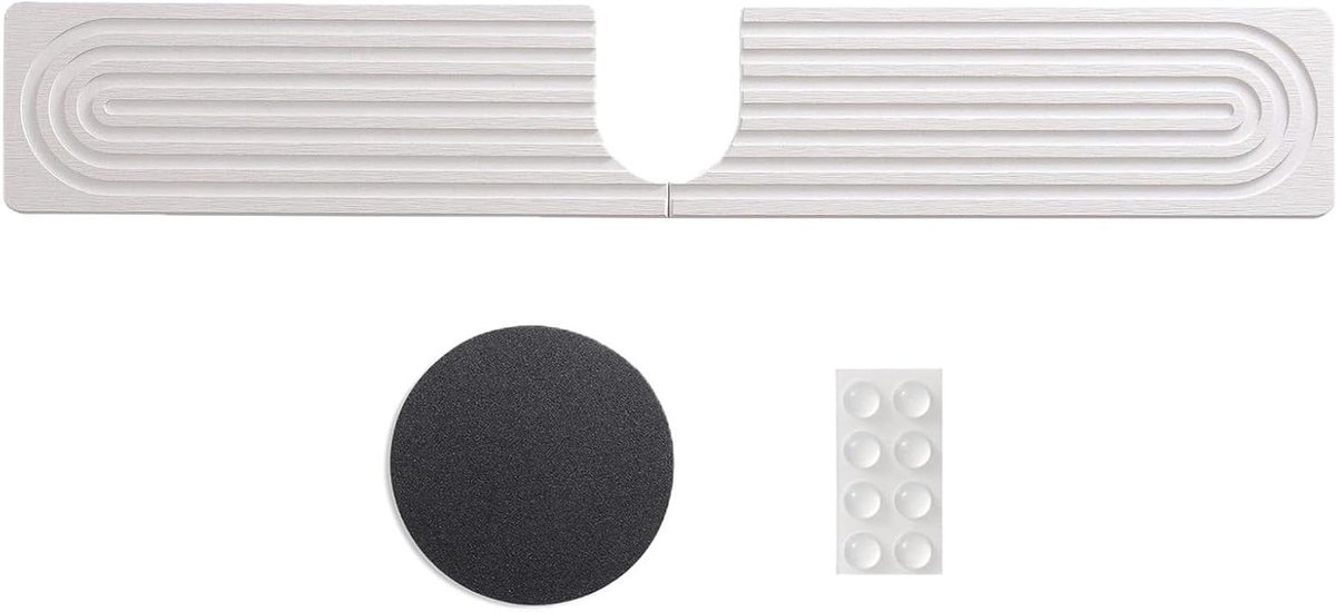 Spoelbakmat - Kraanmat - Keuken Opruimen - Sneldrogend Absorberend - 60 cm - Grijs
