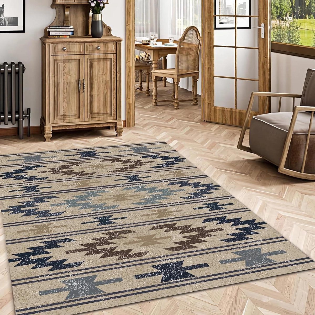 Vloerkleed Antislip - Zachte Vloerbedekking - Woonkamer Decoratie - Wasbaar Kristal Fleece