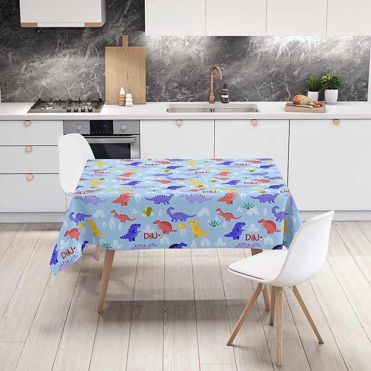 Tafelkleed - Tafelhoes Protector - Keuken Decoratie - Waterafstotend Gecoat - 90x90cm - Schattig