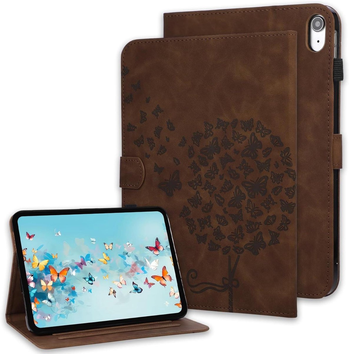 iPad Hoes - Tablethoes Flip - Dagelijks Gebruik - Geïntegreerde Standaard - 11 inch - Bruin