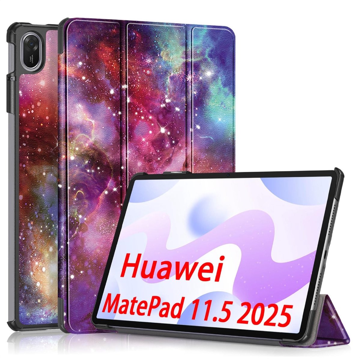 Dailygoods - PU-Lederen Fliphoes met Standaardfunctie voor Huawei MatePad 11.5