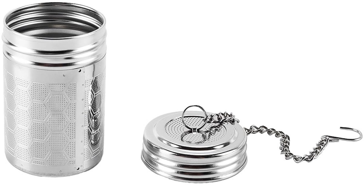 Dailygoods - RVS Theezeef met Extra Fijn Gaas voor Losse Thee