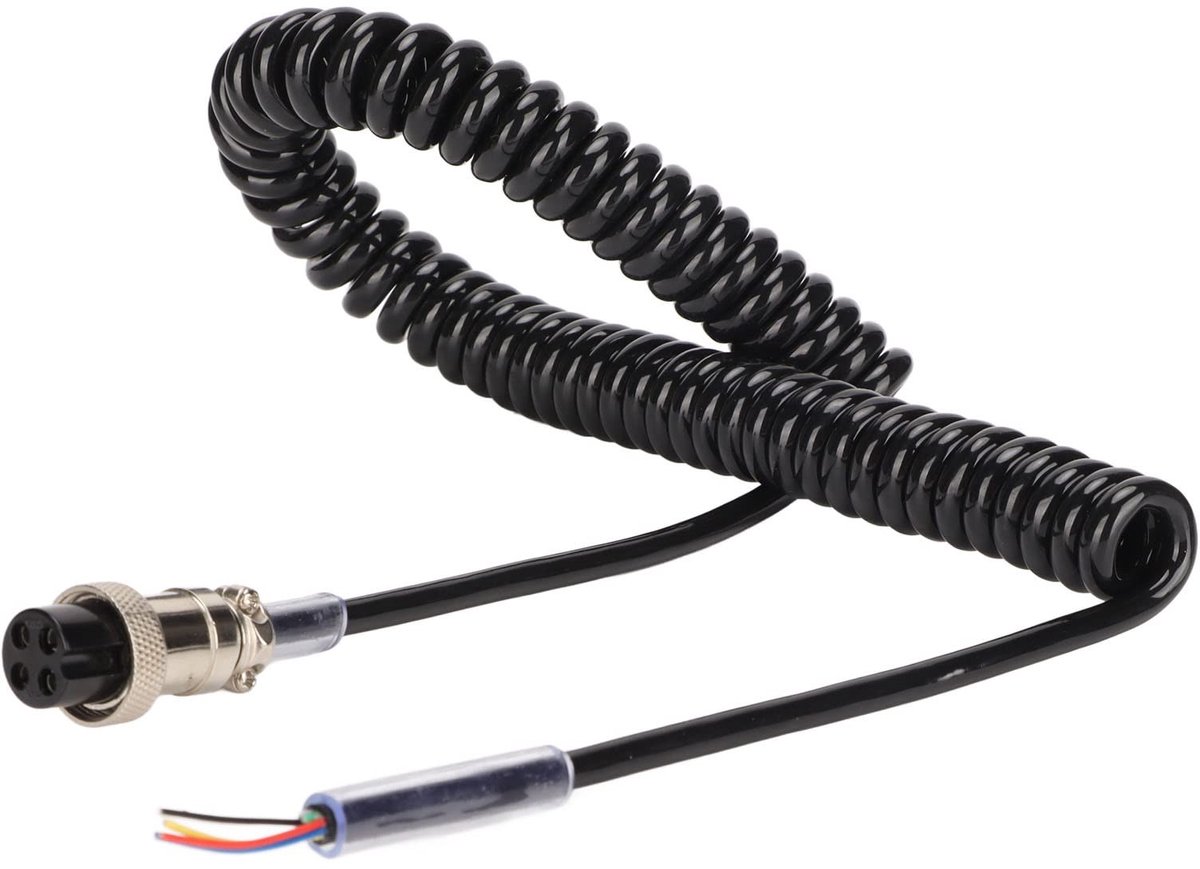 Dailygoods - Flexibele Microfoonkabel Mannelijk naar Vrouwelijk voor Radio