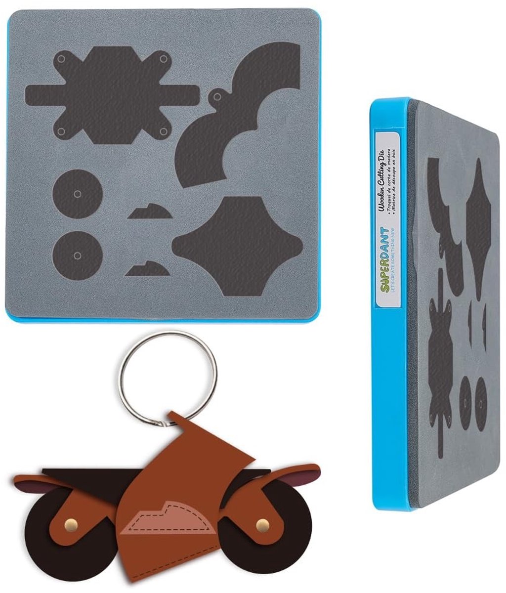 Dailygoods - Grappige Motorfiets Sleutelhanger voor DIY Creaties