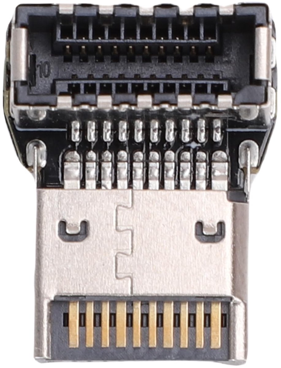 Dailygoods - USB 3.2 Type E 90° Voorpaneel Interne Header Converter