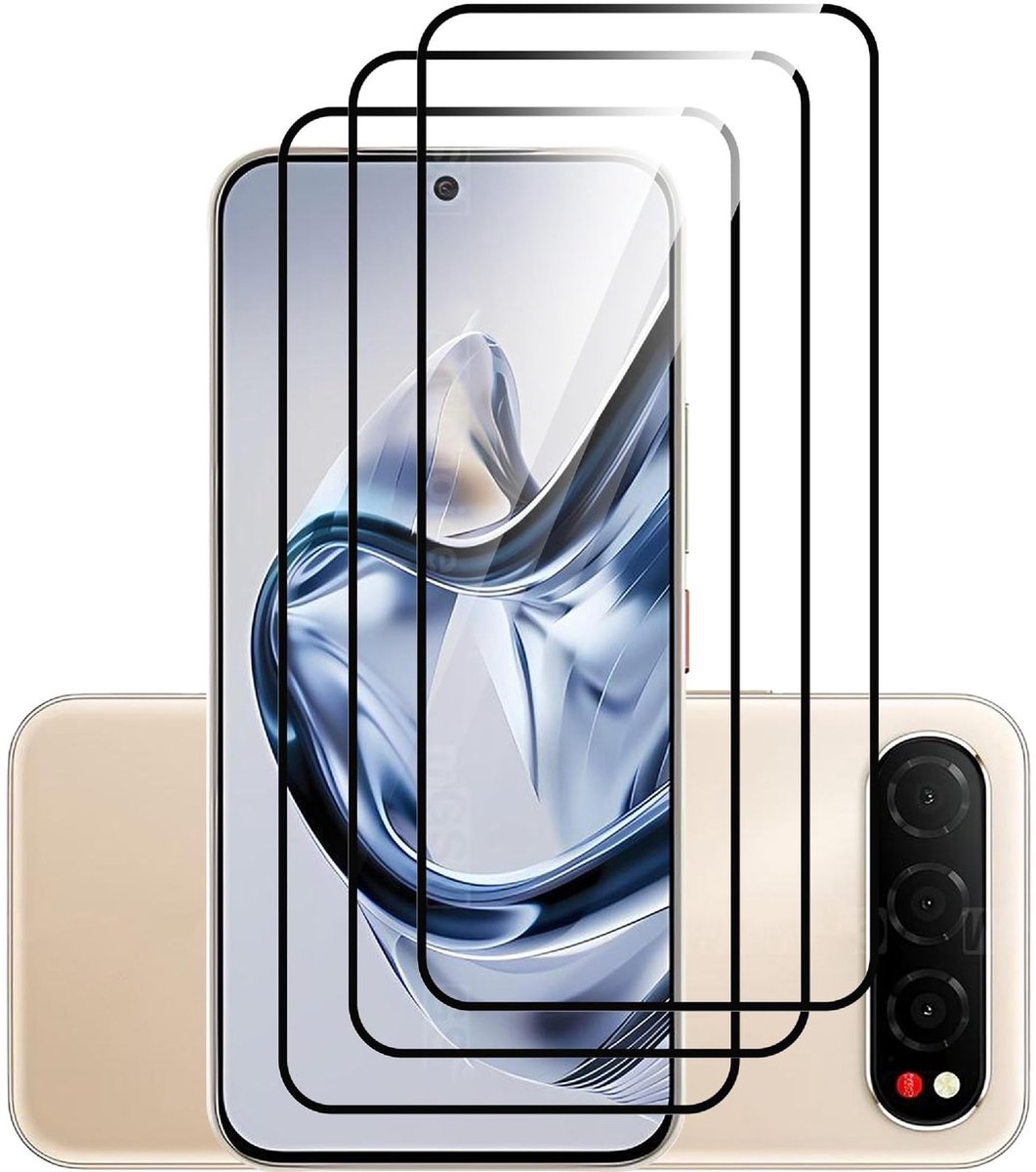 Dailygoods - Set van 3 Gehard Glas Schermbeschermers voor ZTE Nubia Air