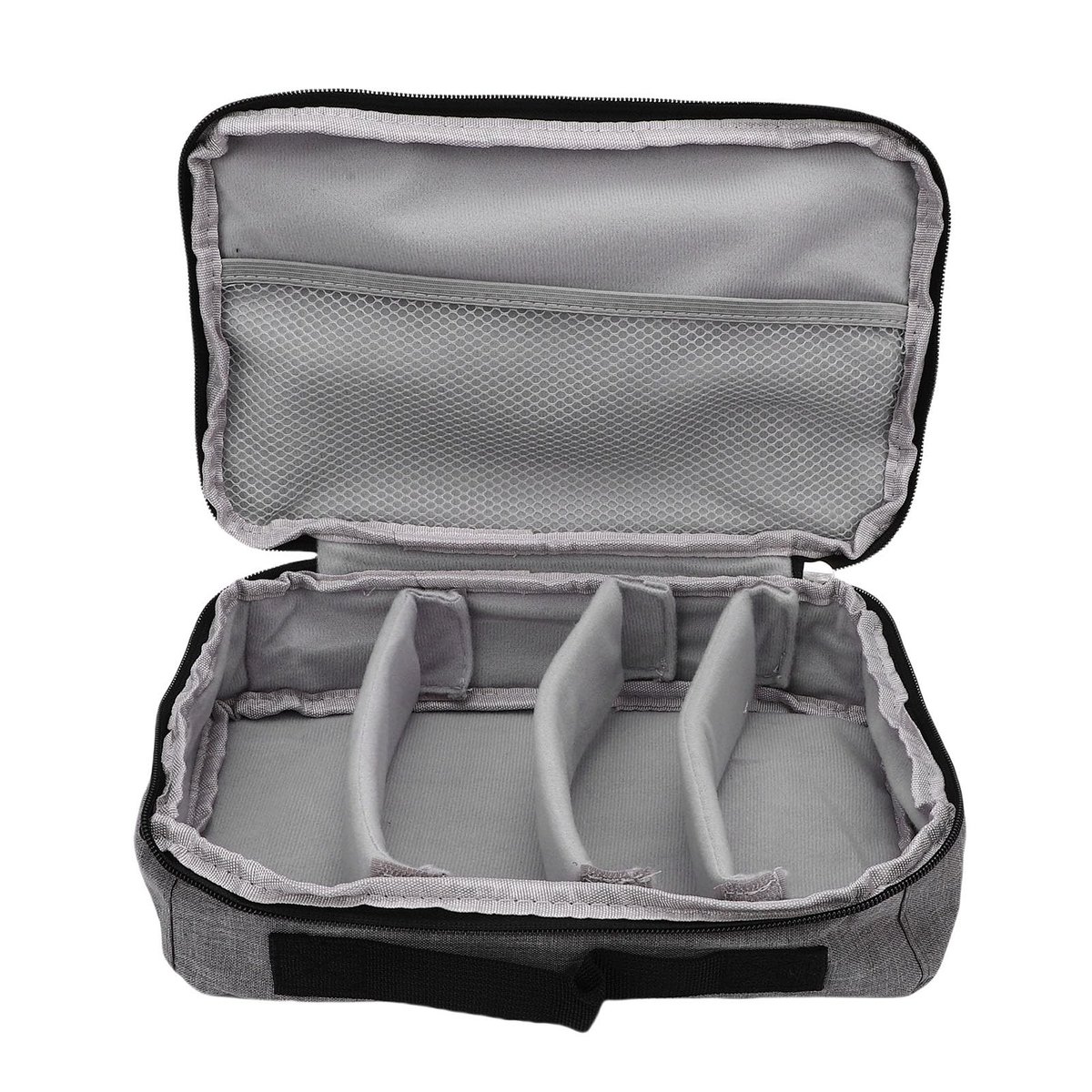 Dailygoods - Draagbare Zonnebril Opbergdoos voor 7 Paren met Zachte Voering