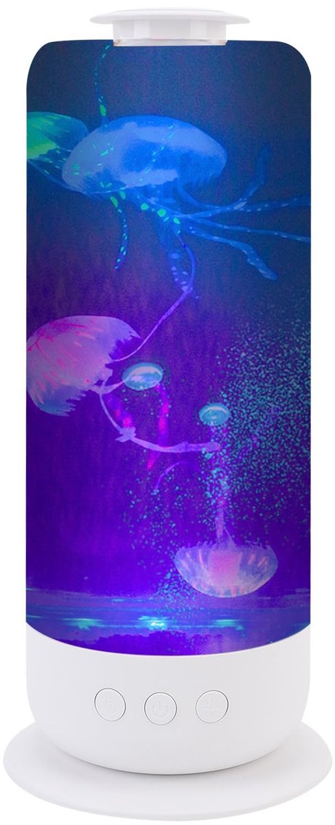 Dailygoods - Jellyfish Lamp met 7 Kleuren en Waterstroominstellingen
