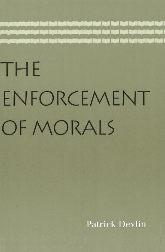 Enforcement Of Morals - cover