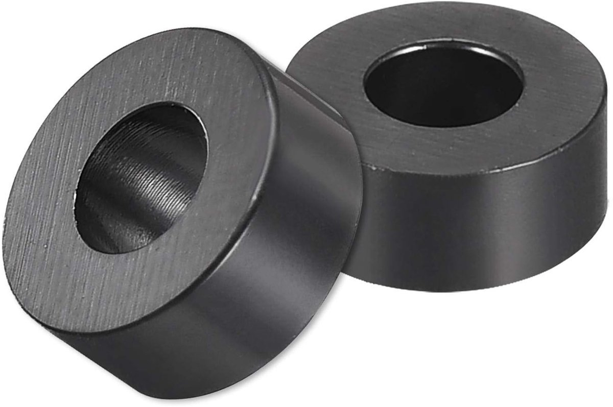 Dailygoods - 100 Stuks ABS Ronde Afstandsringen voor Betrouwbare Ondersteuning