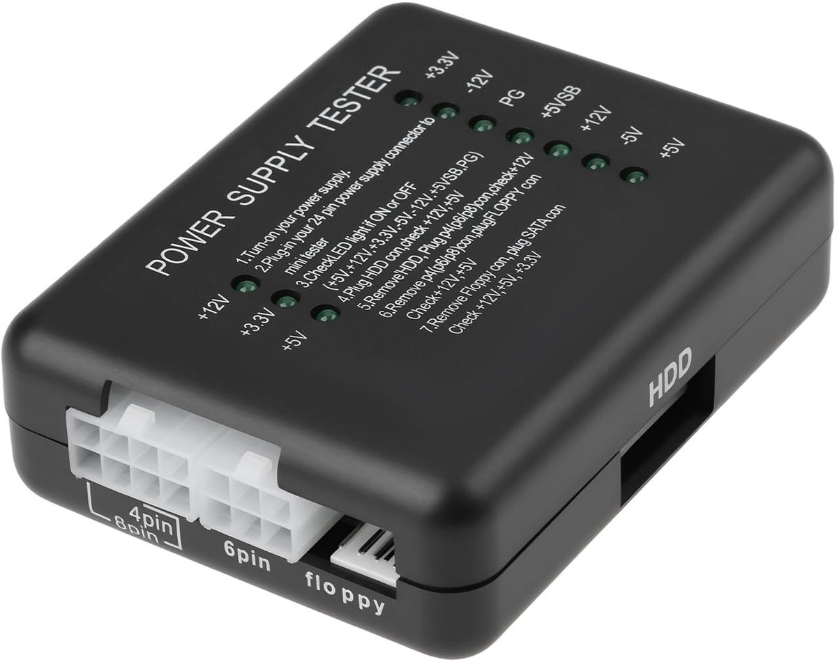 Dailygoods - ATX Voeding Tester voor Diverse Voedingsinterfaces