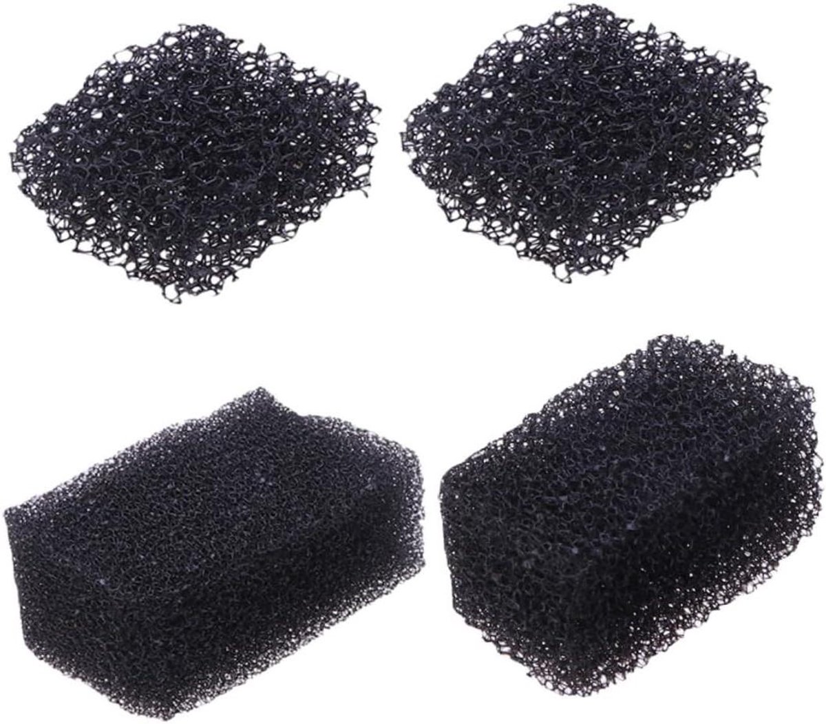Make-up Sponges - Speciale Effecten - Cosplay Creëren - Realistische Wonden - 4 Stuks - Zwart