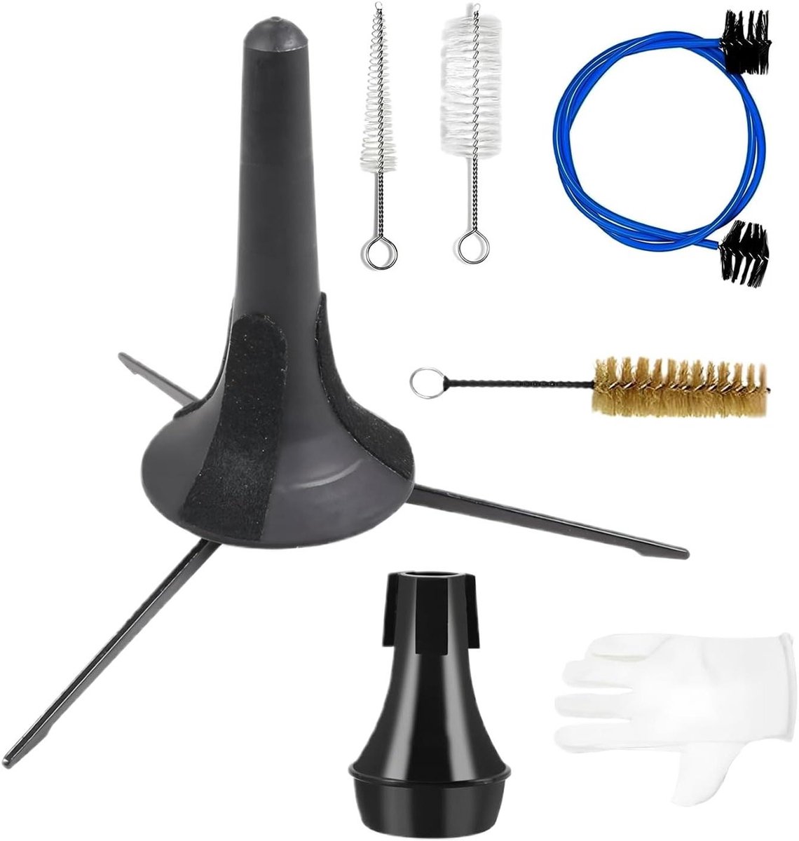 Instrument Onderhoud Set - Muziekinstrument Verzorging - Koperblaas Instrumenten - 7 Delige Set - Compact Ontwerp - Niet gespecificeerd