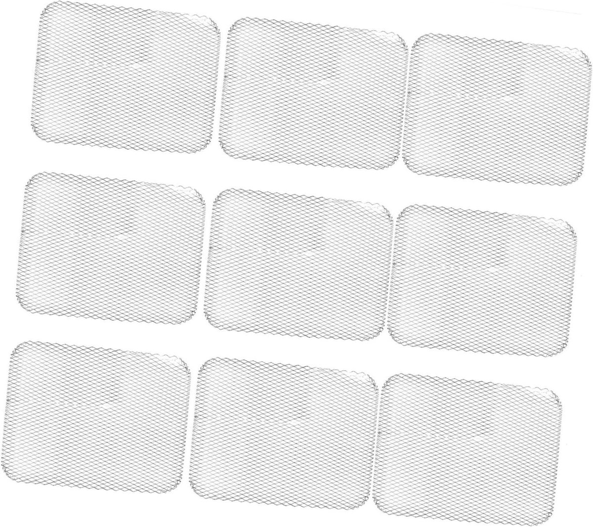 BBQ Grill Net - Grillmat - Buiten Koken - Hittebestendig Aluminium - 39x31cm - Zilver