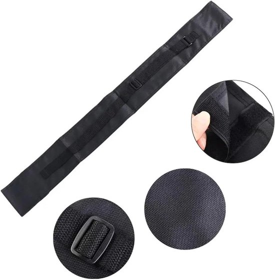 Biljartkeu Tas - Opbergtas Keu - Biljart Sport - Robuuste Bescherming - 120 cm - Zwart — afbeelding 3