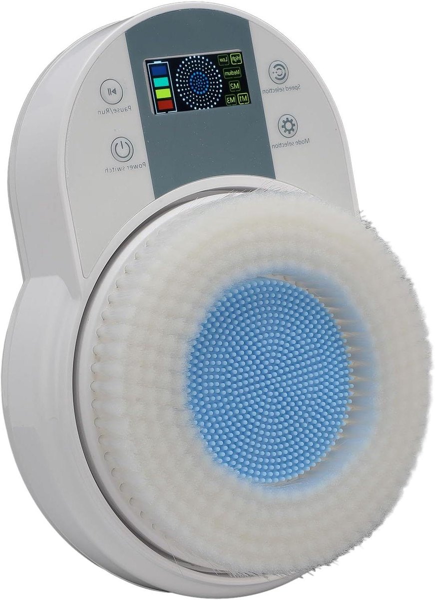 Elektrische Rugborstel - Lichaamsreiniger - Diepe Huidreiniging - AI Smart Chip - 27 x 22 x 13 cm - Wit