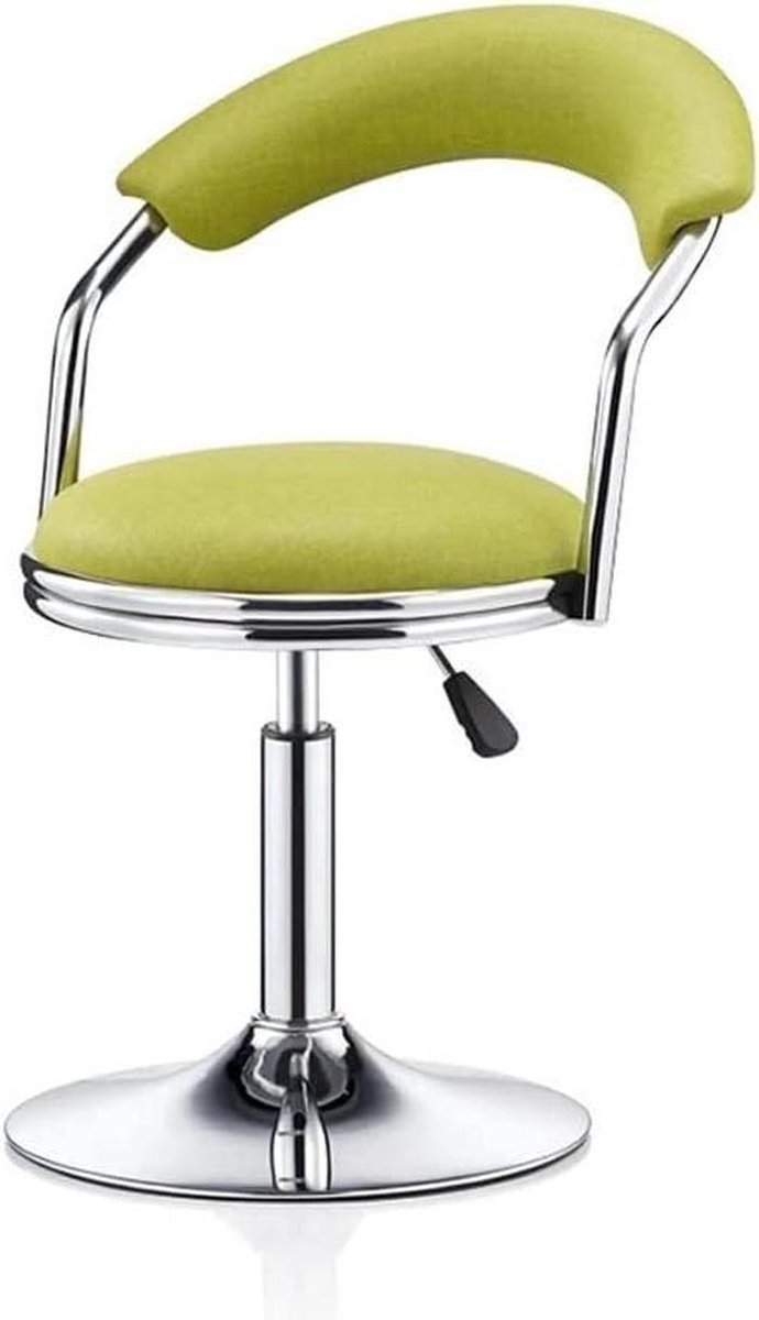 Barkruk - Zitje Hoge Stoel - Keuken Gebruik - Verstelbare Hoogte - H55cm - Groen