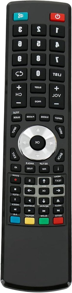 Afstandsbediening - Universele Bediening - TV Bediening - Directe Werking - 23x5x1.5 cm - Zwart