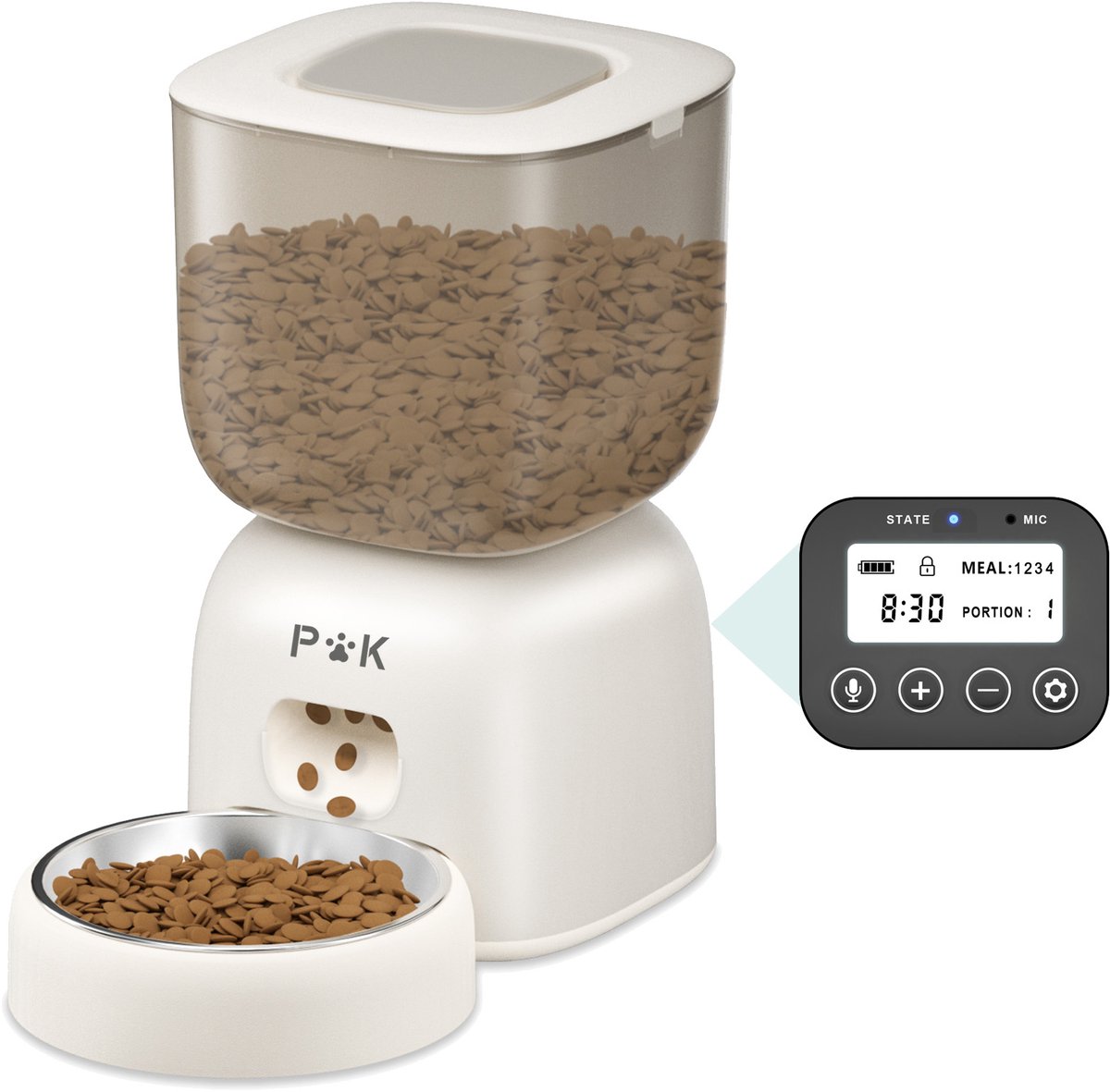 Balimo Voerautomaat - Automatische voerbak - 3L - Balimo - €36,98