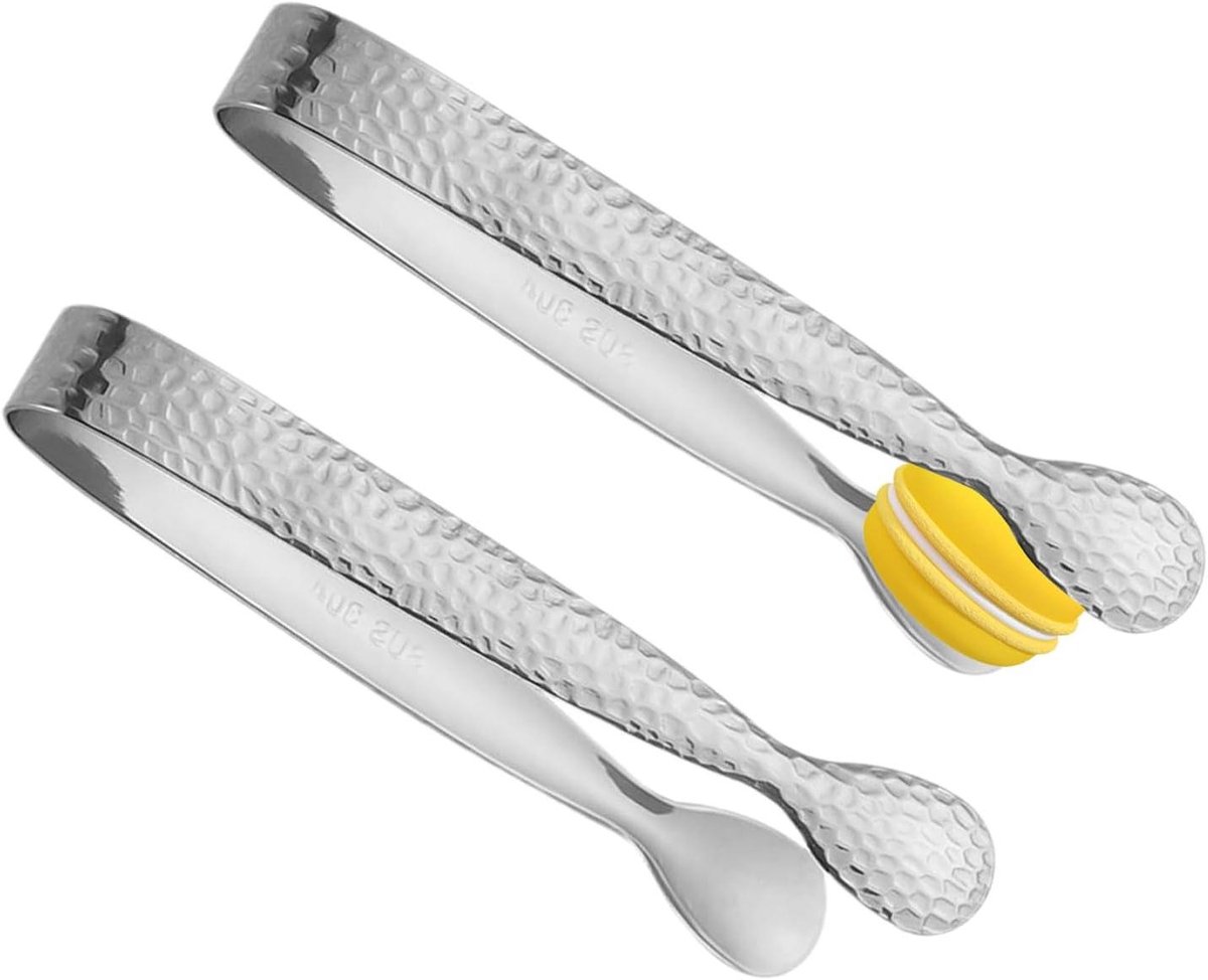Suikertang Set - Kleine Tang - Kleine items pakken - Verstelbaar ontwerp - 11 cm - Zilver