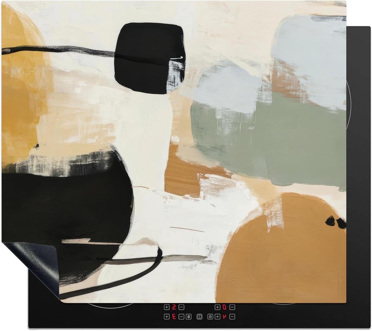 Inductie Beschermer - Kookplaat Mat - Keuken Decoratie - Unieke Fotoprint - 57x51 cm - Abstract