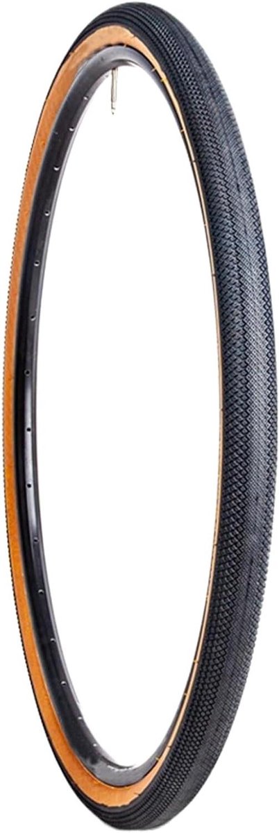 Fietsbanden - Massieve banden - Outdoor fietsen - Scheurbestendige zijwand - 700 x 40 mm - Geel zwart