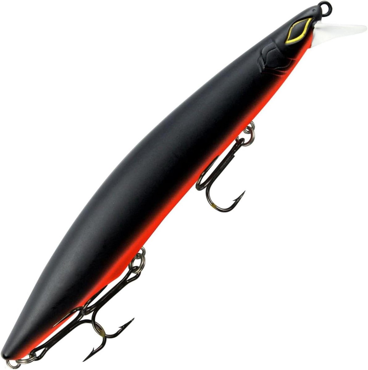 Kunstaas Wobbler - Zinkend kunstaas - Roofvissen Vissen - Goede loopeigenschappen - 125 cm 19 gram - Black Widow