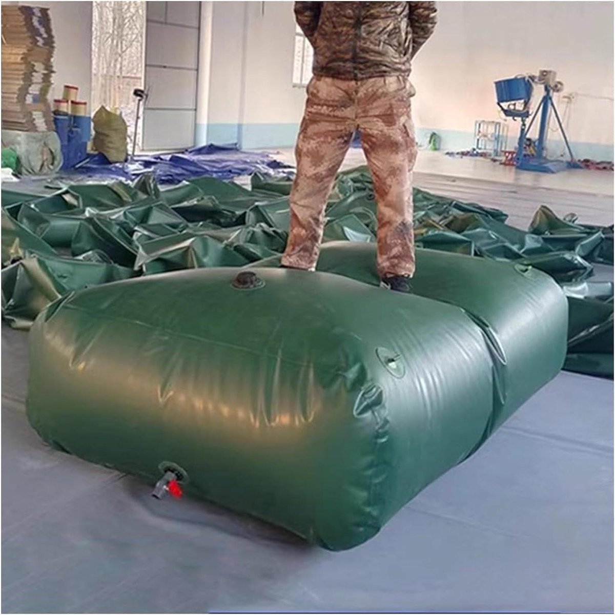 Waterzak Opslag - Zachte PVC Tank - Tuin Irrigatie - Draagbaar Opvouwbaar - 3000 Liter - Groen