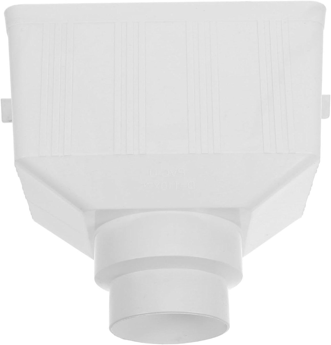 Regenpijp Connector - Dakgoot Adapter - Waterafvoer Sturen - Lekvrij Ontwerp - 75-100 mm - Wit