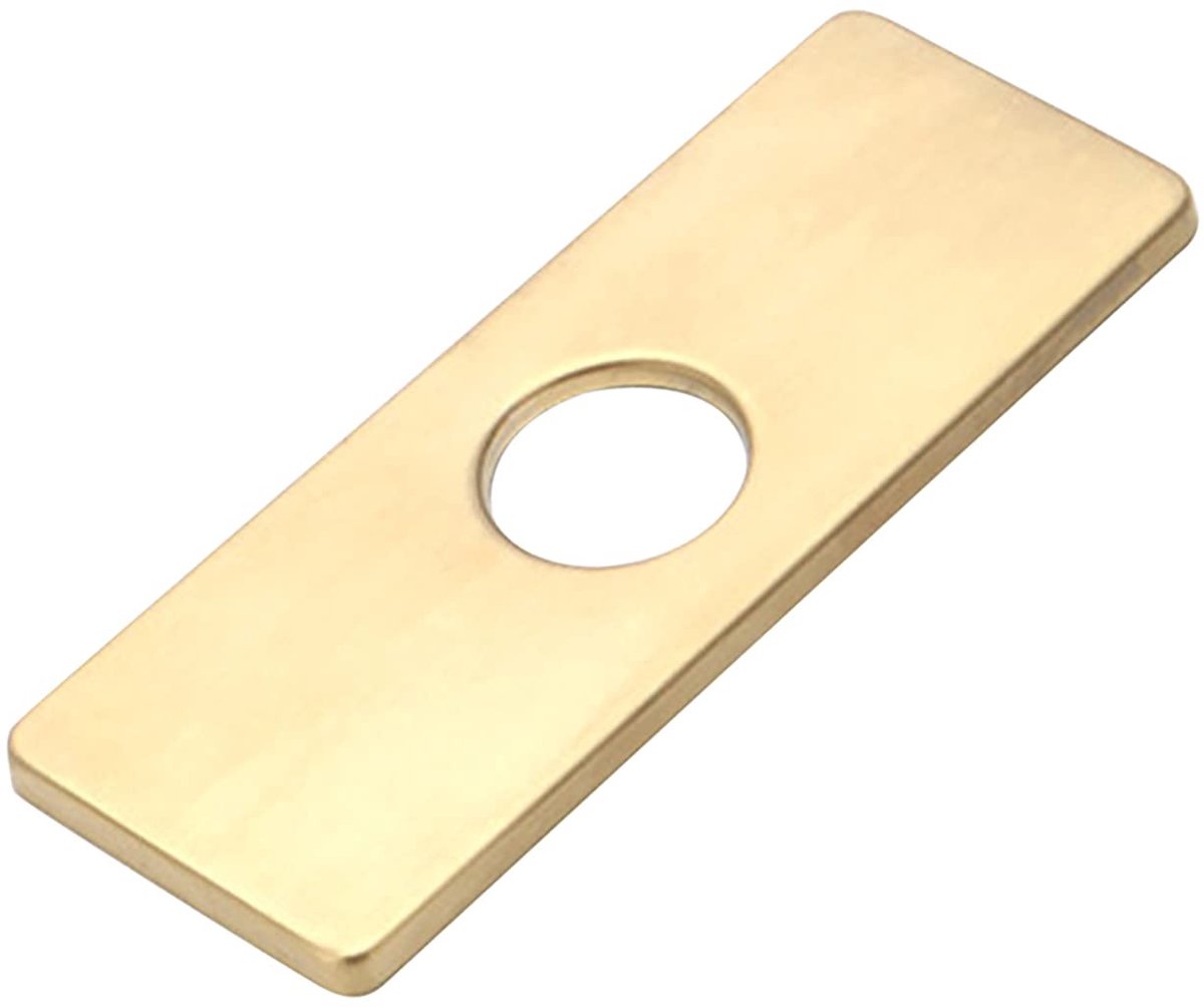 Cosensi - Dailygoods - Dailygoody - 4 Inch Roestvrijstalen Sifonafdekking - Keukraanplaat - Goud - Badkameraccessoire - Sifondeksel - Geschikt voor Wastafel - 1 stuk